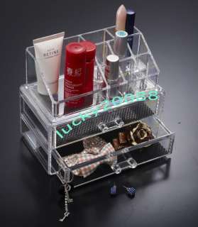 Clear Acrylic Cosmetic organizer Makeup case holder #23  