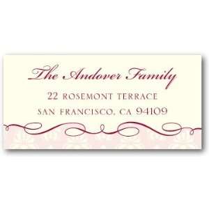 Holiday Return Address Labels   Scrolled Edge  Girl By Hello Little 