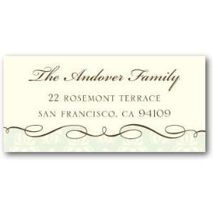 Holiday Return Address Labels   Scrolled Edge  Boy By Hello Little 