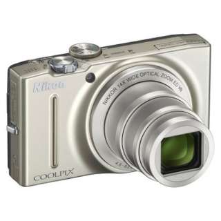Nikon S8200 16.1MP Digital Camera with 14x Optical Zoom   Silver.Opens 