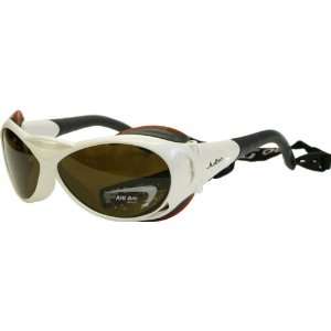 Julbo Explorer Mountaineering Sunglasses, White Color Frame, Brown 