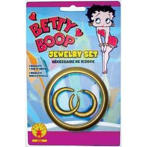   By Rubies Costumes Betty Boop Jewelry Set (Adult) / Gold   One Size