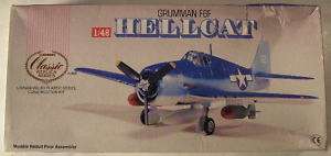 USA Grumman F6F Hellcat, 1/48 Model Airplane Kit  
