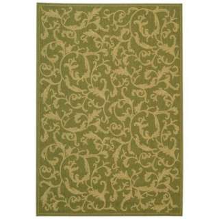 Rectangle Patio Rug   Beige/Green 2x37.Opens in a new window