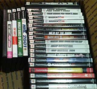 Playstation 2   Lot of (25) Working Games  