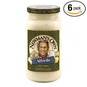 Newmans Own Alfredo Sauce, 15 Ounce Grocery & Gourmet Food