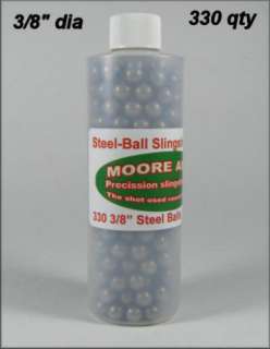 Slingshot Ammo 3/8 Steel Shot Balls 330 qty  