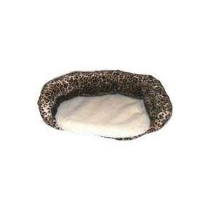   Flip Reversible Bolster Bed Suede   Animal Print, 42