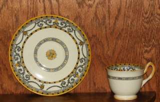 Elegant Antique Classic Ridgways Dishes (Saucer and Cup) Semi 