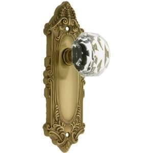   Design Door Set with Diamond Crystal Knobs Passage in French Antique