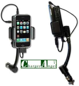 FM Transmitter Car Charger Dock For Apple iPod iPhone 4  