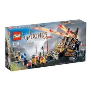 LEGO VIKINGS Army of Vikings with Heavy Artillery Wagon 
