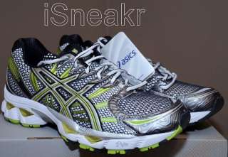 ASICS GEL NIMBUS 12 WHITE/LIGHTNING/LIME T045N 0193  