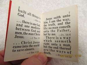Miniature Bible Verses of Comfort, Assurance, Salvation  