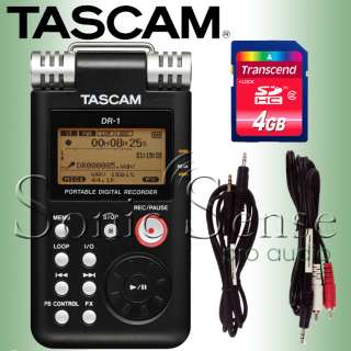 Tascam DR1 Handheld Digital Audio Recorder DR 1  