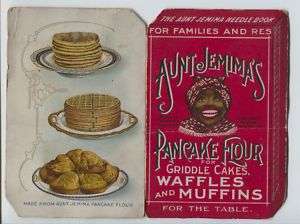 1900 era Aunt Jemima Pancake Flour sewing kit  