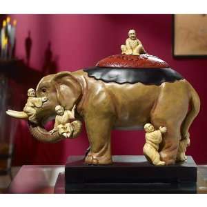  Rajahs Ride Elephant Statue
