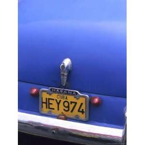 Close ups of Classic 1950s Autos, Old Havana, Cuba Photographic 