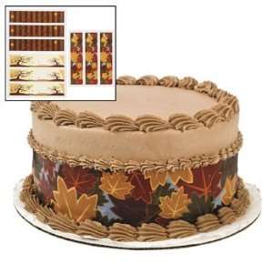 com Fall Edible Image Side Sheet Cake Decorations   Party Decorations 