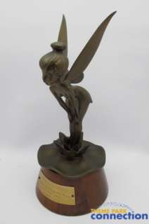   Cast Member 25 Year Service Award Bronze Tinker Bell Statue  