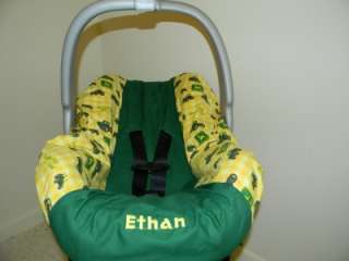 John Deere Infant baby Car Seat Cover PERSONALIZED NEW  