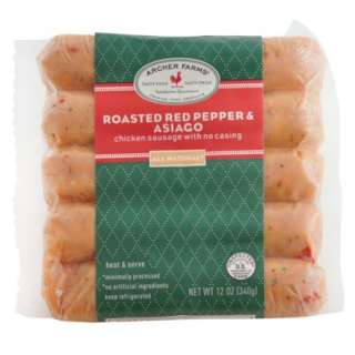 Archer Farms® All Natural Roasted Red Pepper & Asiago Chicken Sausage 