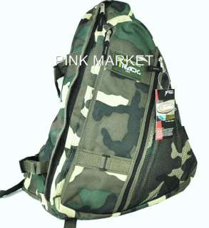New Large One Strap Sling Backpack (GREEN CAMO)  
