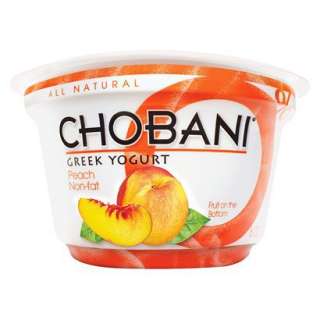Chobani Fat Free Peach 6oz.Opens in a new window