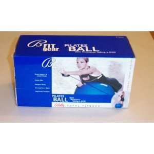    PILATES BALL WITH RESISTANCE TUBING & DVD