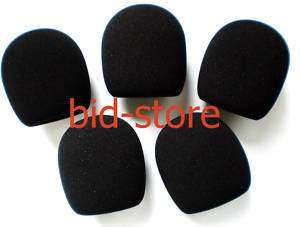 BLACK Microphone Grill Foam Cover Audio Mic Shield N  