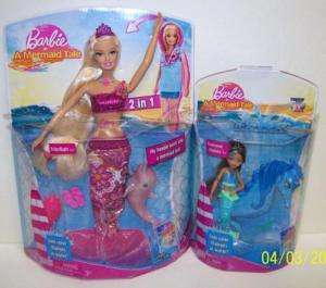 In a Mermaid Tale Barbie & Seahorse Stylist Dolls NEW  