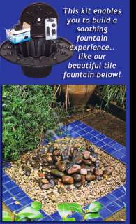 Landscape Fountain Kit 10 x 26 NIB   Pump & Fountain  