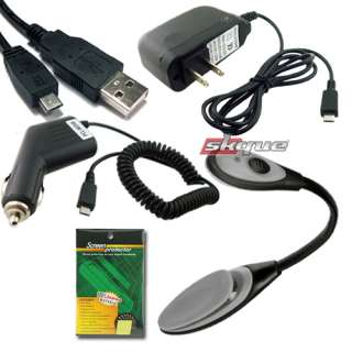 Item Accessory USB Car+Wall Charger Booklight Bundle Kit for Kobo 