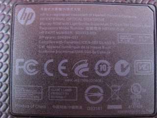Original HP Blu ray LightScribe External DVD±R/RW Drive  