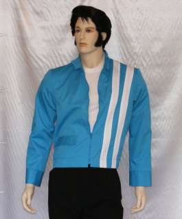 ELVIS SPEEDWAY JACKET BLUE NOT JUMPSUIT MOVIE ERA  