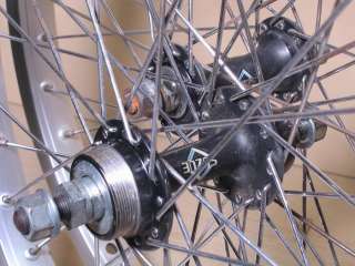 Old School BMX Wheels   20 Araya 7x Rims, Suzue Unsealed Hubs   Used 