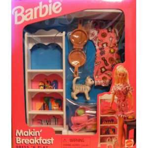    Barbie  Makin Breakfast Dress N Play 1997 Playset Toys & Games