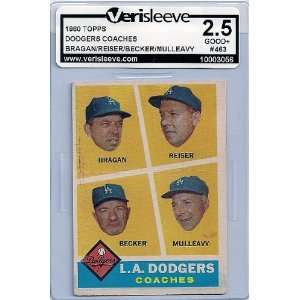  1960 Topps Dodgers Coaches Graded Card