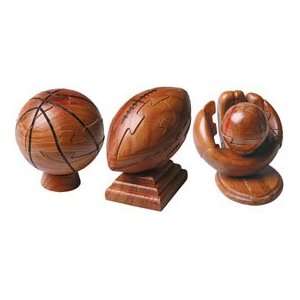  Wood Sports Puzzle   Baseball Toys & Games