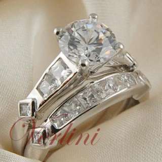 25 Ct Round Cut Simulated Diamond Hot Bridal Set Ring  