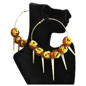  Basketball Wives Paparazzi Balls & Spikes Earrings Ce727g 
