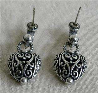 BRAND NEW   BRIGHTON   J14960   Bibi Heart   Post   Earrings  