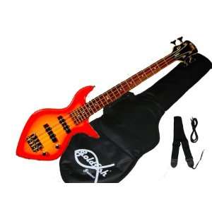  Bassfish Bass Guitar Cherry Sunburst Musical Instruments