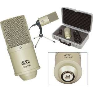    MXL 990 USB Powered Condenser Microphone Musical Instruments