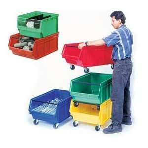  Mobile Giant Stackable Storage Bin 18 1/4x29 7/8x12 Red 