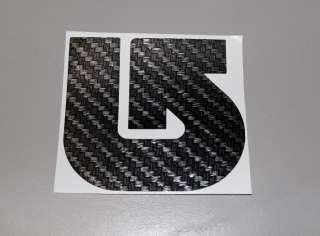 Burton Snowboards Carbon Fiber Vinyl Decal Sticker snowboarding 3 CF 
