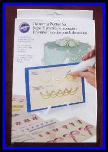 NEW Wilton **PRACTICE BOARD SET FOR CAKE DECORATING**  