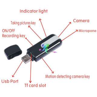   HD Video Recorder U8 USB DISK Spy Cam Camera Motion Sensor Detector