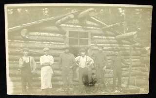 Occupational Photo Postcard Logging Camp Cook House NS  