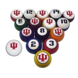  Indiana Hoosiers Billiard Balls